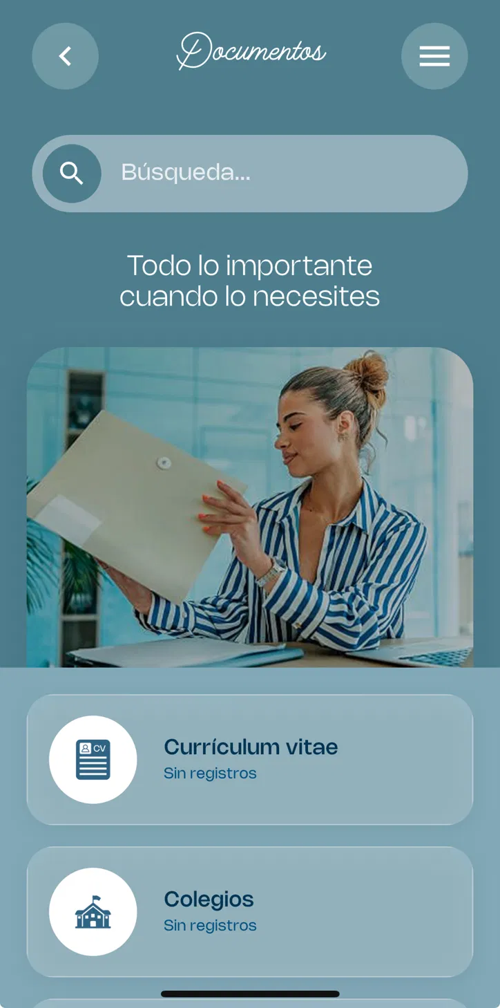 Módulo de documentos de A La Mano